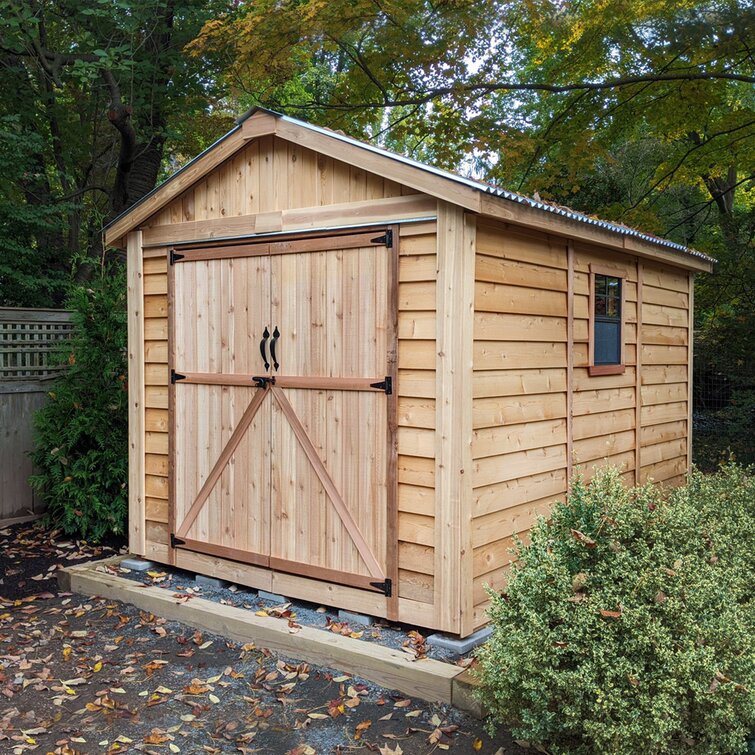 Firewood storage shed discount kits